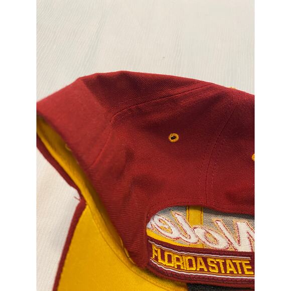 FSU Florida State University Mike Martin Autographed Baseball Hat Red Gold - Picture 7 of 12